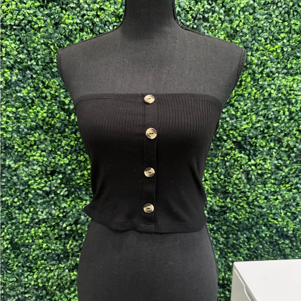 black tube top